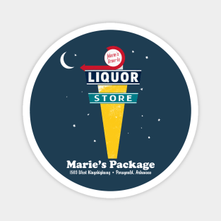 Marie's Package - Liquor Store Magnet
